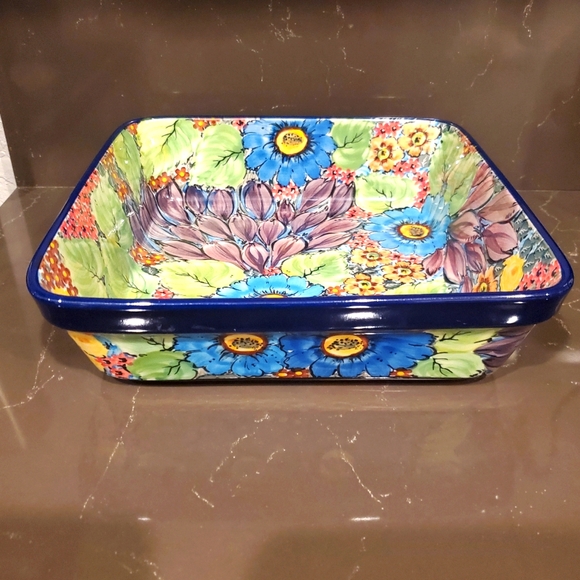 Unikat T. Liana Boleslawiec Rectangular Baker. - Picture 2 of 16